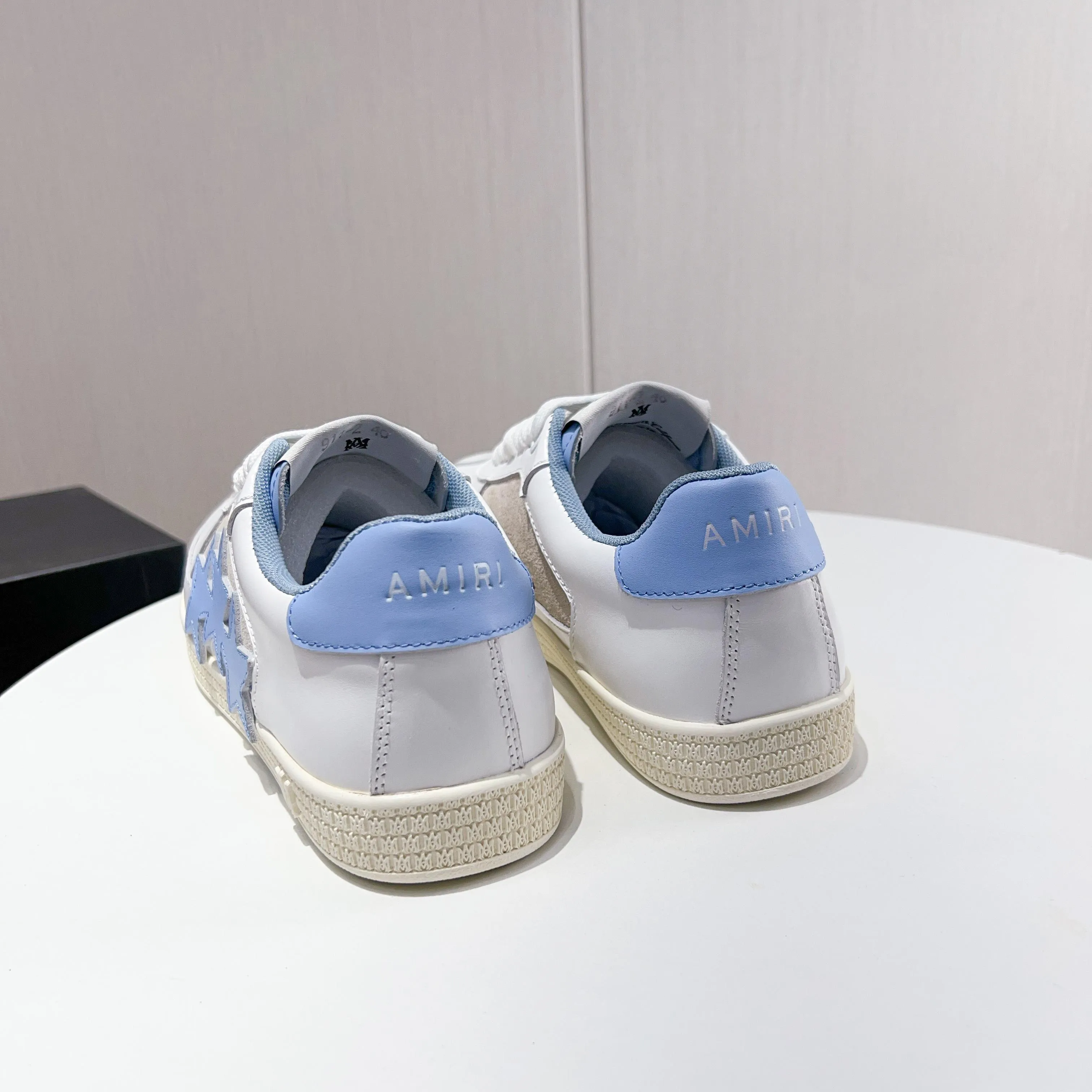 Men's shoes 💰420 [New style] 🌲🌲Balmain - New Amiri trendy shoes, low-top casual sports shoes, the same style as celebrities, made of selected pebbled cowhide and frosted cowhide, original outsole, comfortable on the feet, high-end workmanship, welcome to buy. Size: 39-45 (46 customized)